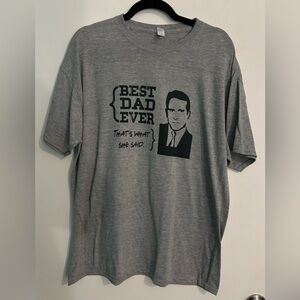 Best Dad Ever That's What She Said The Office Michael Scott‎ Men's Tee Shirt XL
